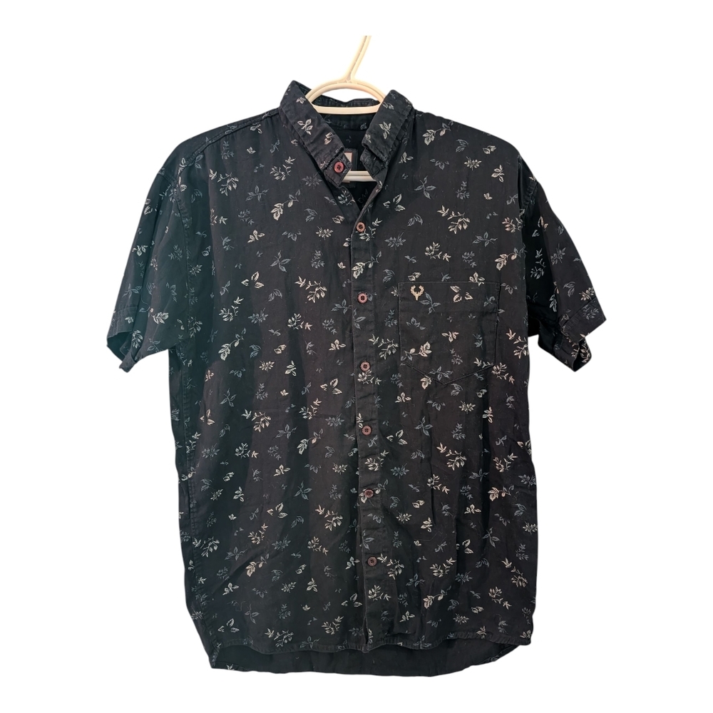 Allen Solly Kids Navy Floral Button-Up Shirt